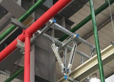 江南该抗震支架的整体式支吊架结构协调性好
